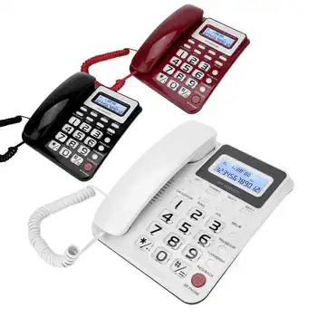 Telefon fără fir ABS GY T2020CID Cablu de Telefon cu Difuzor Recorder de Voce ID-ul Apelantului Ecran Calculate telefono inalambrico