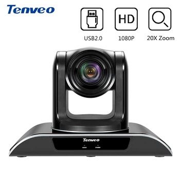 Tenveo VHD202U 20x Zoom Camera Full HD 1080p USB Plug and Play PTZ Conferințe Video Camera Conferință de colaborare Ghemui Cam