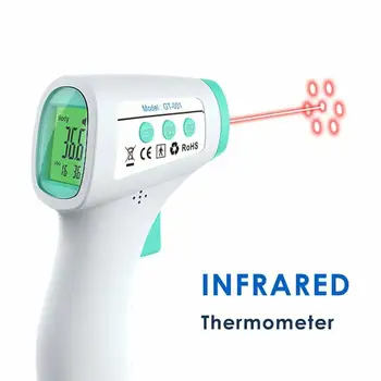 Termometru infrarosu Frunte Corpului Termometru Non-Contact Copilul Adulți Acasă în aer liber Digital Termometru cu Infraroșu Nava în 3 Zile