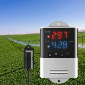 Termostat de Umiditate AC 110V 220V Temperatura Umiditate Controler pentru Incubator 448A