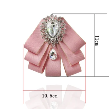 Tesatura Manual Arc Broșe pentru Femei Gât Cravată Material Importat Petrecere de Nunta, Accesorii de Înaltă Calitate Accesorii de Îmbrăcăminte