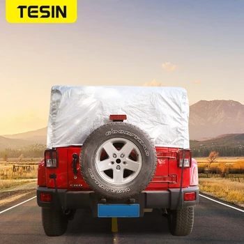 TESIN Auto Capac Pentru Jeep Wrangler JK 2007+ Masina Corp rezistent la Praf rezistent la apa Capac Protecție Accesorii pentru Jeep Wrangler JL 2018+