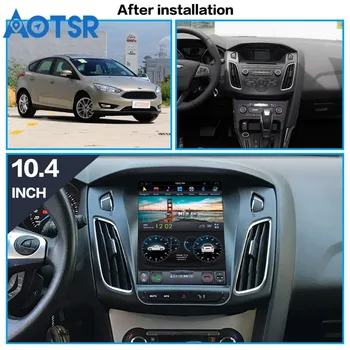 Tesla Stil IPS Ecran Android 7.1 GPS Auto, Navigatie Auto Radio Unitatii Pentru ford focus salon 2012-2016 video player radio
