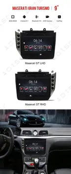 Tesla Stil PX6 Android 9.0 4+64GB Masina Jucător de Radio Navigație GPS CARPLAY DSP Pentru Maserati GT GC Grancabrio GranTurismo 2007-15