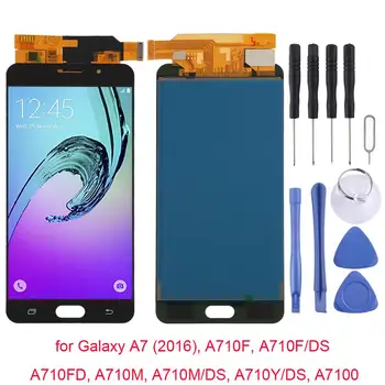 Testat de Calitate AAA Pentru Samsung Galaxy A7 (2016), A710F, A710F/DS, A710FD Inlocuire Display LCD+Touch Screen Digitizer Asamblare