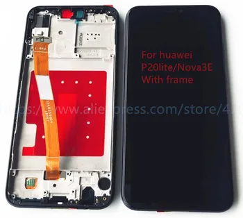 Testate Lcd Pentru Huawei P20 lite nova 3e Ecran LCD tactil cu cadru asamblat complet Gratuit nava