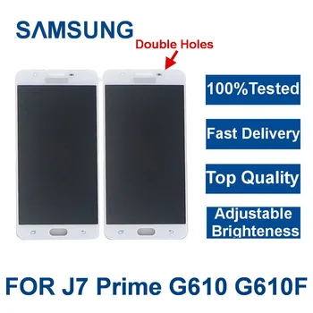 Testate Pentru Samsung Galaxy J7 Prim G610 G610F On7 2016 G6100 Display LCD Touch Screen Digitizer Asamblare Dublu Găuri