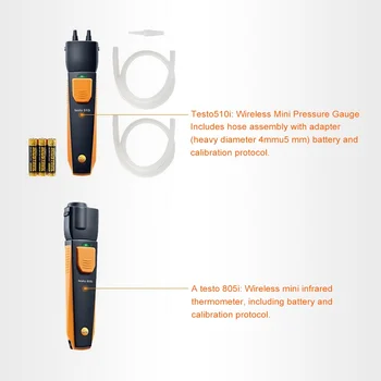 Testo Wireless Inteligent Manometru De Diagnosticare A Galeriei Bluetooth Aer Condiționat Refrigerare Electronic De Măsurare A Presiunii