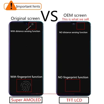 TFT LCD Pentru OPPO realme XT Display LCD Touch Screen Digitizer Înlocuirea Ansamblului Pentru telefon realmeXT EMX1991 6.4
