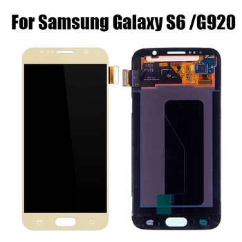 TFT S6 Lcd Pentru SAMSUNG GALAXY S6 G920 Display LCD Touch Ecran Digitizor de Asamblare Pentru Samsung-S6 G920i G920P G920f G920V