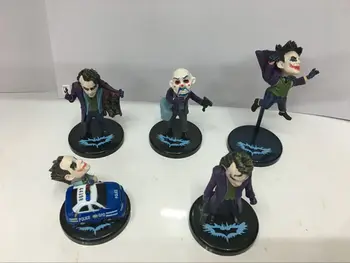 The Dark Knight, Joker 5pcs/set PVC figurina de Colectie Model de Jucărie 6~10cm KT2467