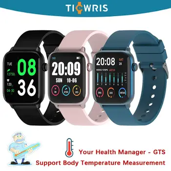 TICWRIS GTS Ceas Inteligent IP68 Impermeabil Sport Brățară Inteligent Temperatura în timp Real de Monitorizare a Sănătății Fitness Tracker Bratara