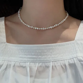 TIMEONLY de Lux, Imitații de Perle Lanț Cravată Neckalce pentru Femei Doamnelor Retro Neckalces Cadou de Aniversare Bijuterii Stil Japonia