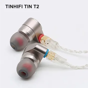 TINHIFI T2 set de Căști cu Fir 2DD Dinamic Căști HiFi MMCX În Ureche Headpone