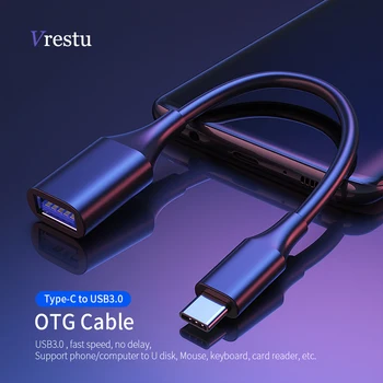 Tip C pentru Cablu Adaptor USB OTG pentru Samsung S20 10 Xiaomi 10 9 Huawei Mate40 MacBook Mouse-ul Gamepad Tablet PC OTG Cablu Convertor