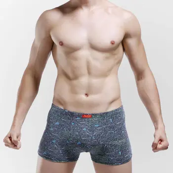 Tipărite L-XXXL 4BUC/Set Fierbinte de Vânzare de Lenjerie de corp Confortabil de Înaltă Calitate Moale Modale Respirabil Bărbați Boxer Sexy Cuecas Populare