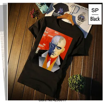 Tipărite Vladimir Maiakovski Rusiei Sovietice Poet Futurist Tricou Scrisoare Urban Bărbați Tricou Cadou O De Gât Camisetas Vara Tee Topuri