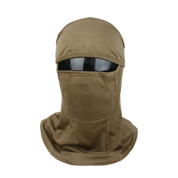 TMC CS Mască Completă Respirabil Airsoft Paintball Fata Scut Tactică Anti-UV Pălării Tactici Accesorii - Maro/ CB
