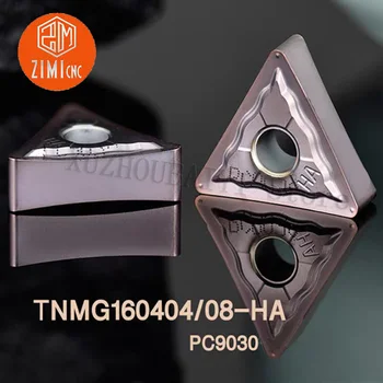 TNMG160408/TNMG160404-HA înaltă calitate triunghiular cerc exterior instrumentul de cotitură pentru prelucrare oțel inoxidabil lama carbură strung CNC