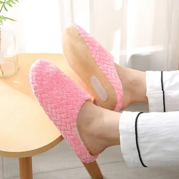 Toamna Iarna Femei Papuci De Jos, Moale Pantofi De Bumbac Pentru Bărbați Papuci De Interior Slip-On Slide-Uri De Femei Pantofi Confortabili Pentru Cuplu