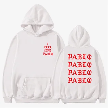Toamna Iarna hip Hop Hanorace Barbati Simt Ca Pablo Kanye West Streetwear Hanorac Jachete Anti Sociale Scrisoare de Imprimare Pulover