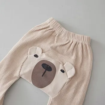 Toamnă, Copil, Băiat Și Fată De Haine Ursul Desene Animate Casual Baieti Pantaloni Copilul Pantaloni Fete Jambiere Unisex Copil Costum