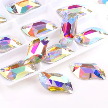 Toate Dimensiunile Clar AB S Forma Coase Pe Cristale Flatback Rășină Pentru articole de Îmbrăcăminte, Accesorii Y3709