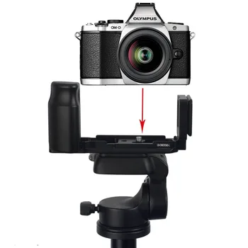 Toate Metal Negru Camera Mâner pentru Olympus OM-D E-M5 Mirrorless aparat de Fotografiat Digital