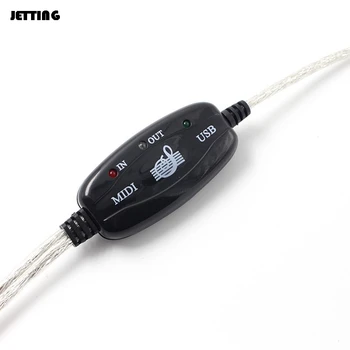 Tobe electronice de Muzică MIDI Interfata USB Cablu Adaptor pentru Tastatura 180cm