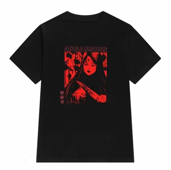 Tomie Kawakami Asasini Manga Horror Gotic T-Shirt Femei Stil Harajuku Anime Japonez Tricou Feminin Drăguț de Vară de Sus