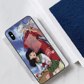 Top Anime Inuyasha Caz de Telefon Designer de Sticlă Pentru Iphone 12 7 8 PLUS 6s 11 Pro Max XR Înapoi Caz Acoperire