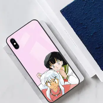 Top Anime Inuyasha Caz de Telefon Designer de Sticlă Pentru Iphone 12 7 8 PLUS 6s 11 Pro Max XR Înapoi Caz Acoperire
