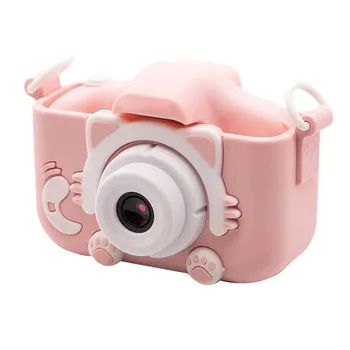 Top de vânzare Copil Mini Camera de Desene animate 2 Inch Reîncărcabilă Digital Copil camera Video Pentru Exterior Suport cu Ridicata și Dropshipping