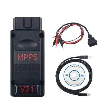 Top MPPS V21 ECU Chip Tuning Interfața PRINCIPALĂ + TRICORE + MULTIBOOT cu Breakout Tricore Cablu MEDC17 OBD2 de Diagnosticare Auto Cablu