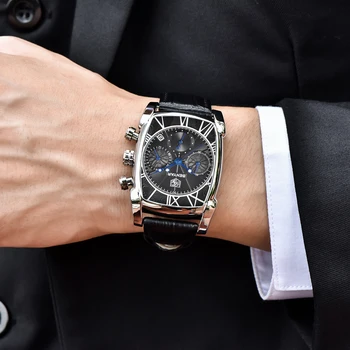 Top nou Brand de Lux Mens Ceasuri BENYAR Cuarț de Afaceri Ceasuri de mana Barbati de Moda Sport rezistent la apă, Cronograf Relogio Masculino