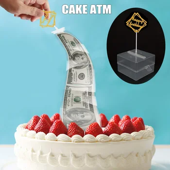 Tort de Bani ATM Cutie Trăgând în condiții de Siguranță Decoratiuni Cadou Surpriza pentru Ziua de nastere Partid MYDING