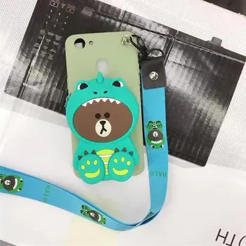 Totoro Desene animate moale Portofel telefon Mobil Caz Pentru iphone XR X XS Max 6 6S 7 8 Plus de Moda Anti-knock Telefon Mobil Caz NOU