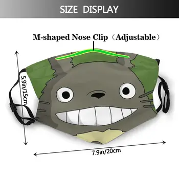 Totoro Reutilizabile Masca Praf Capacul de Protecție Respiratorie Inabusi Masca cu Filtre