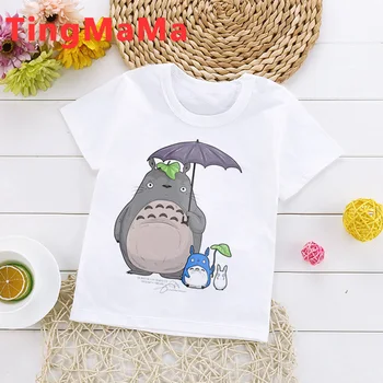 Totoro Spirited Away tricou tricou copii fete copii vara de desene animate Anime Drăguț haine