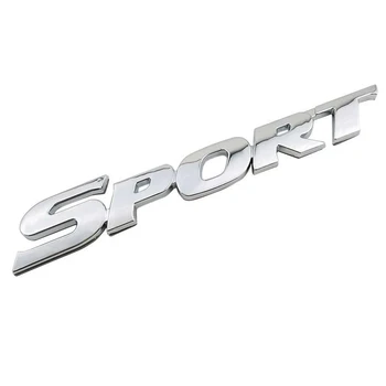 Toyota Highlander BMW, Honda, Volkswagen Sport emblema decal argintiu din plastic ABS masina autocolant usa insigna de piese auto