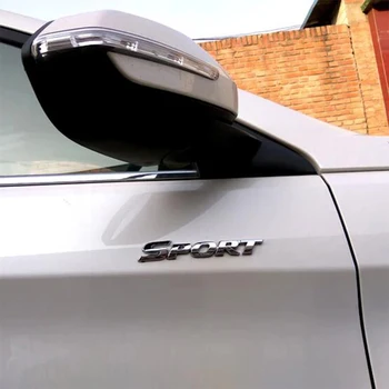 Toyota Highlander BMW, Honda, Volkswagen Sport emblema decal argintiu din plastic ABS masina autocolant usa insigna de piese auto