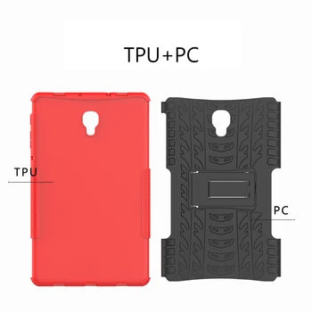 TPU+PC Caz Pentru Samsung Galaxy Tab s 10.5 T595 SM-T590 T597 Tab-Un T595 10.5 Grele 2 in 1 Hibrid Robust Caz Capa + Film Pen