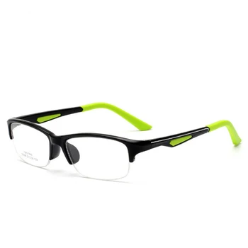 TR90 Ochelari de Sport in Cadru Femei, Jumătate Bărbați ochelari baza de Prescriptie medicala Cu Lentile Oculos de sol Anti blue light Optic Ochelari