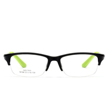 TR90 Ochelari de Sport in Cadru Femei, Jumătate Bărbați ochelari baza de Prescriptie medicala Cu Lentile Oculos de sol Anti blue light Optic Ochelari