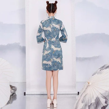 Tradițională Chineză De Moda Cheongsam Îmbunătățit Rochie Rochii De Mireasa Pentru Femei Seara Qipao Hanfu Moderne Tang Costum Fusta Sexy Drăguț