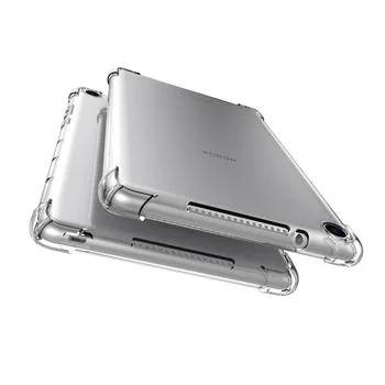 Transparent rezistent la Socuri Bara de protecție Caz pentru Huawei MediaPad T3 M3 M5 M6 Caz Clar TPU Silicon Cover pentru MatePadPro 10.8 Funda Coque