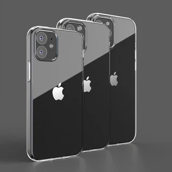 Transparent silicon de caz pentru iPhone Pro 12
