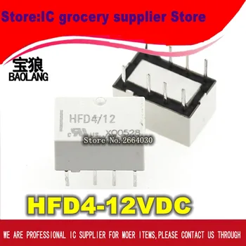 Transport gratuit 10BUC HFD4 HFD4/12 HFD4-012 0.5A125VAC Subminiaturale Releu de Semnal HFD4-12VDC
