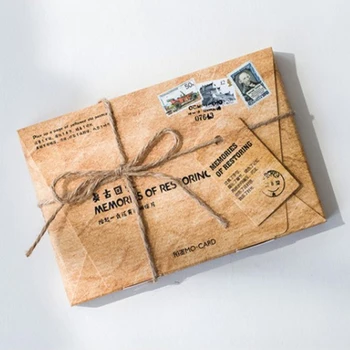 Transport gratuit 5pack Epocă amintire serie de cărți Poștale de Felicitare de Ziua DIY carduri Cadou un card de mesaj invitatie la Petrecere