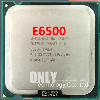 Transport gratuit E6500 2.93 GHz 2M 1066 Dual Core procesoare desktop CPU 6500 Socket LGA 775 pin Calculator